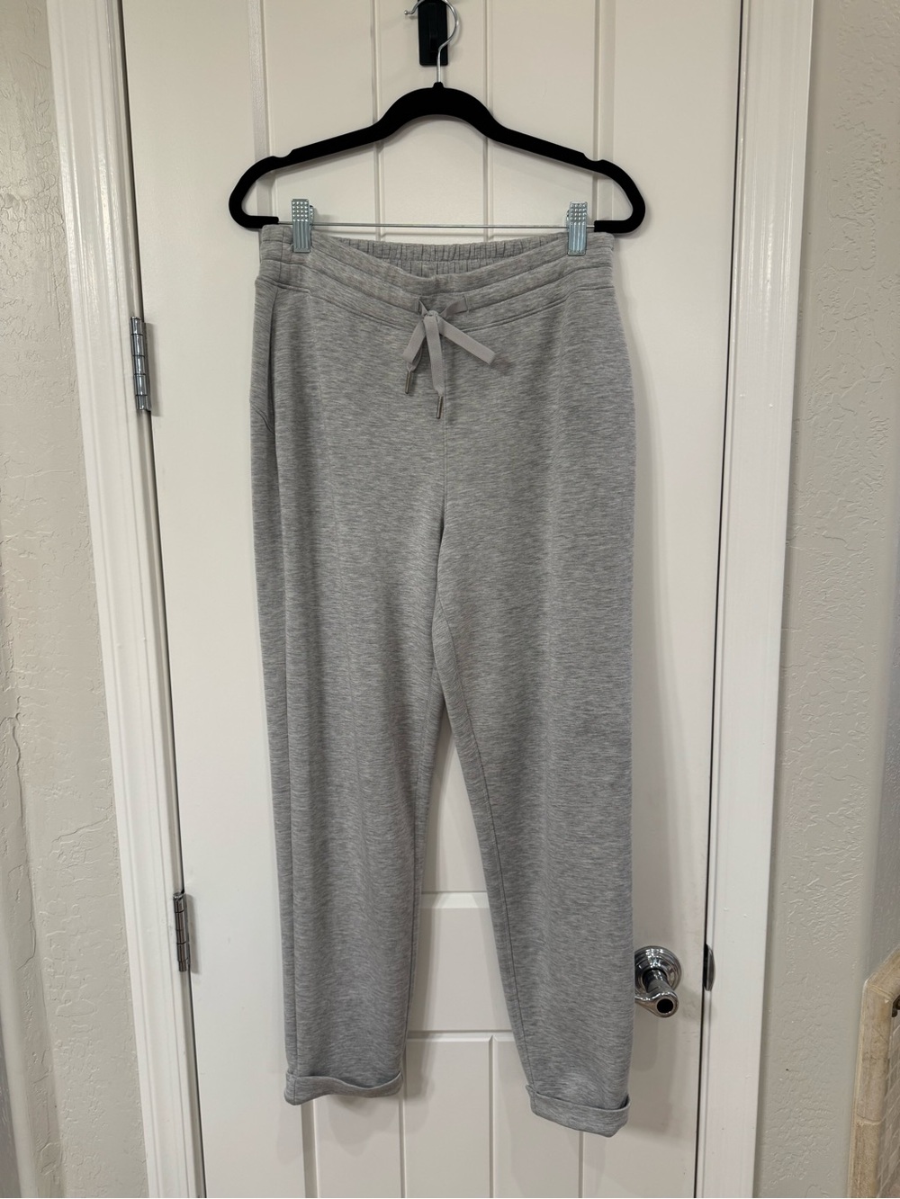 SPANX Air essentials Heather Gray Cozy  Lounge Pants and jacket - Picture 2 of 8